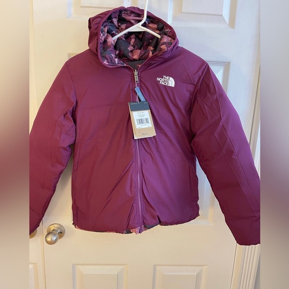 NWT The North Face Girls' Reversible 600 Fill Down Hooded Jacket Size L(12) - Picture 8 of 9